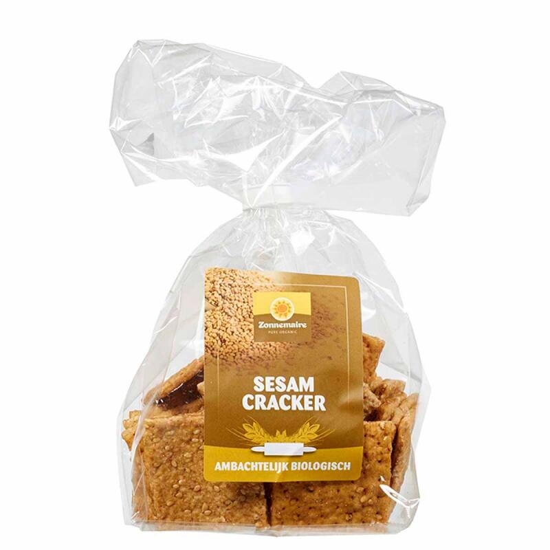 Ambachtelijke sesamcrackers van Zonnemaire,  6x 150 g